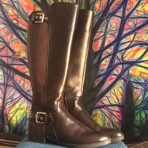 Brown Semi Leather Women’s Boots